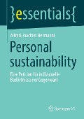 Personal sustainability - Alfred-Joachim Hermanni