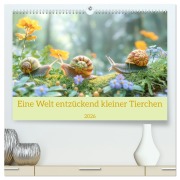 Cover-Bild zum Titel 'Eine Welt entzückend kleiner Tierchen (hochwertiger Premium Wandkalender 2026 DIN A2 quer), Kunstdruck in Hochglanz' von 'Liselotte Brunner-Klaus'