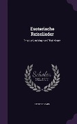 Cover-Bild zum Titel 'Esoterische Reiselieder' von 'Leopold Zahn'