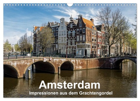 Amsterdam - Impressionen aus dem Grachtengordel (Wandkalender 2024 DIN A3 quer), CALVENDO Monatskalender - Thomas Seethaler