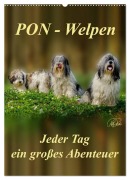 Cover-Bild zum Titel 'PON-Welpen - jeder Tag ein großes Abenteuer / Planer (Wandkalender 2027 DIN A2 hoch), CALVENDO Monatskalender' von 'Peter Roder'