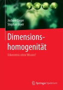 Cover-Bild zum Titel 'Dimensionshomogenität' von 'Stephan Leyer, Jochem Unger'