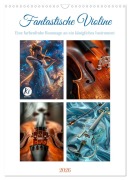 Cover-Bild zum Titel 'Fantastische Violine (Wandkalender 2026 DIN A3 hoch), CALVENDO Monatskalender' von 'Kerstin Waurick'