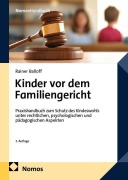 Cover-Bild zum Titel 'Kinder vor dem Familiengericht' von 'Rainer Balloff'