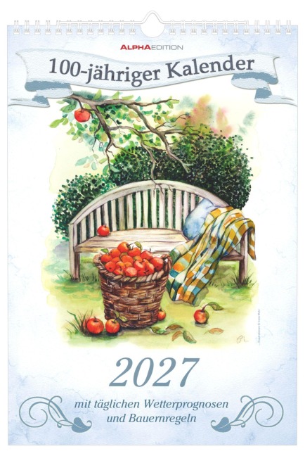 100-jähriger Kalender 2027 - 