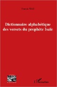 Cover-Bild zum Titel 'Dictionnaire alphabétique des versets du prophète Isaïe' von 'Weill'
