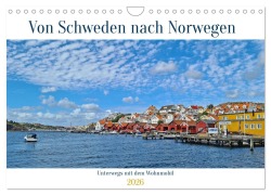 Cover-Bild zum Titel 'Von Schweden nach Norwegen mit dem Wohnmobil unterwegs (Wandkalender 2026 DIN A4 quer), CALVENDO Monatskalender' von 'Baete Bussenius'