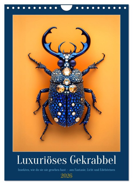 Luxuriöses Gekrabbel (Wandkalender 2026 DIN A4 hoch), CALVENDO Monatskalender - Kerstin Waurick