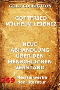 Cover-Bild zum Titel 'Neue Abhandlungen über den menschlichen Verstand' von 'Gottfried Wilhelm Leibniz'