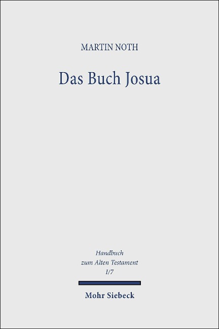 Das Buch Josua - Martin Noth