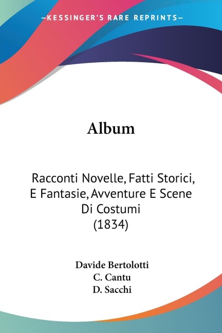 Album - Davide Bertolotti, C. Cantu, D. Sacchi