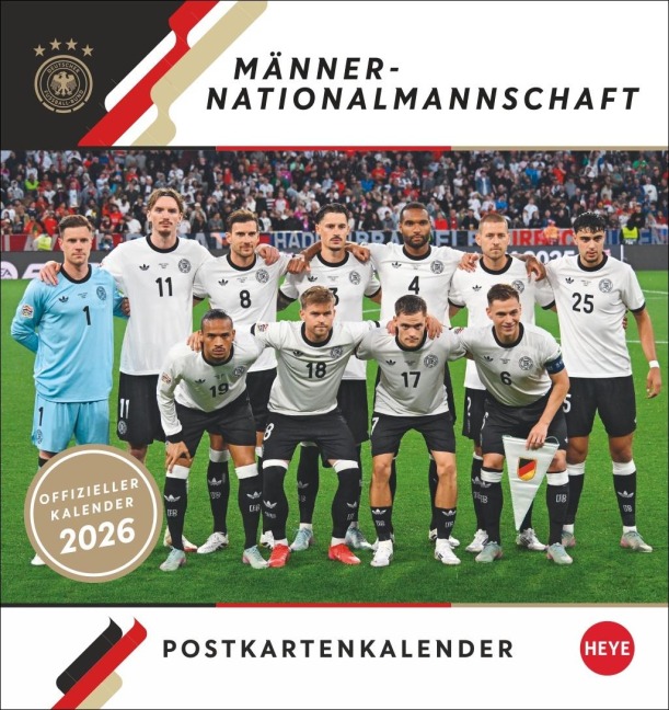 DFB Männer Postkartenkalender 2026 - 