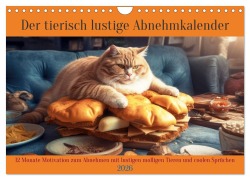 Cover-Bild zum Titel 'Der tierisch lustige Abnehmkalender (Wandkalender 2026 DIN A4 quer), CALVENDO Monatskalender' von 'Peter Rübsamen'