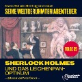 Cover-Bild zum Titel 'Sherlock Holmes und das Leichenpanoptikum (Seine weltberühmten Abenteuer, Folge 35)' von 'Arthur Conan Doyle, Edward Graham'