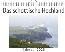 Cover-Bild zum Titel 'Das schottische Hochland - (Wandkalender 2025, Kalender DIN A4 quer, Monatskalender im Querformat mit Kalendarium, das perfekte Geschenk)' von 'Liam Vogel'