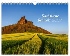 Cover-Bild zum Titel 'Kalender Sächsische Schweiz 2027' von 'Peter Schubert'