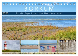 Cover-Bild zum Titel 'Borkum: Streifzüge über die Nordseeinsel (Tischkalender 2026 DIN A5 quer), CALVENDO Monatskalender' von 'Tatjana Balzer'
