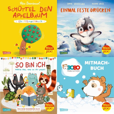 Maxi-Pixi-Box 110: Bilderbücher zum Mitmachen (4x5 Exemplare) - Diverse
