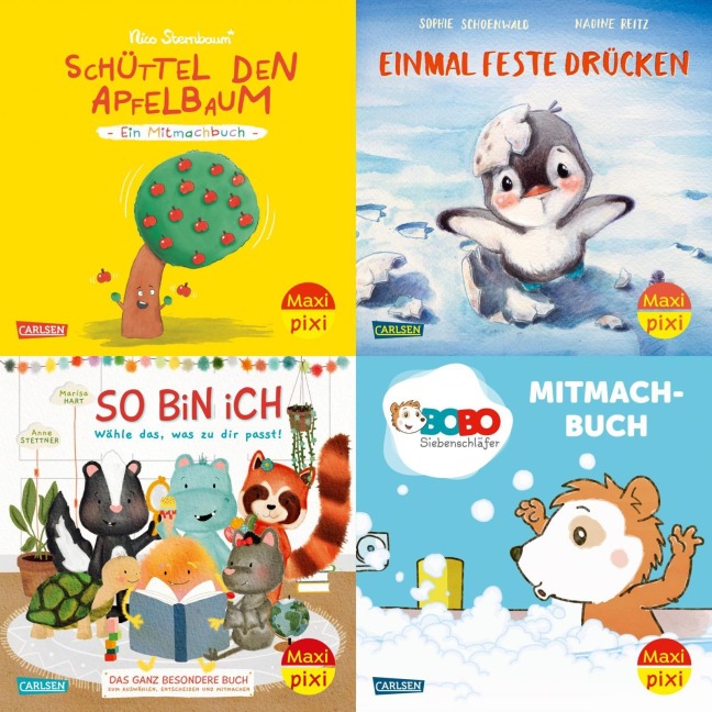 Maxi-Pixi-Box 110: Bilderbücher zum Mitmachen (4x5 Exemplare) - Diverse