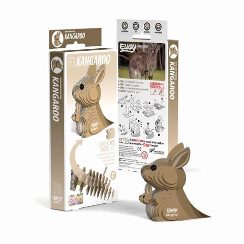 EUGY - 3D Bastelset Känguru -  EUGY - 3D Bastelset Känguru -
