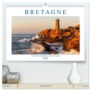 Cover-Bild zum Titel 'Bretagne - Felsenküste, Sandstrände und viel zu sehen (hochwertiger Premium Wandkalender 2026 DIN A2 quer), Kunstdruck in Hochglanz' von 'Dirk Sulima'