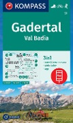 KOMPASS Wanderkarte 51 Gadertal / Val Badia 1:25.000 - 