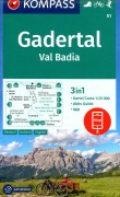 Cover-Bild zum Titel 'KOMPASS Wanderkarte 51 Gadertal / Val Badia 1:25.000' von ''