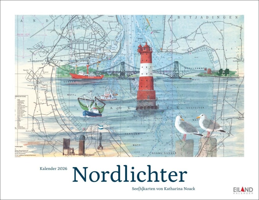 Nordlichter - See(h)karten Kalender 2026 - 