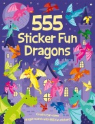 Cover-Bild zum Titel '555 Sticker Fun - Dragons' von 'Oakley Graham'