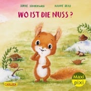 Cover-Bild zum Titel 'Maxi Pixi 483: VE 5: Wo ist die Nuss? (5 Exemplare)' von 'Sophie Schoenwald'