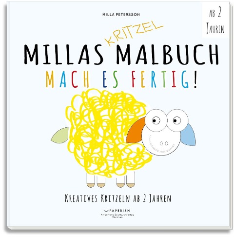 MILLAS KRITZEL MALBUCH - Mach es Fertig! - Milla Petersson