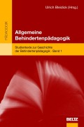 Cover-Bild zum Titel 'Allgemeine Behindertenpädagogik' von ''