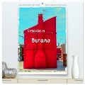 Einblicke in Burano (hochwertiger Premium Wandkalender 2025 DIN A2 hoch), Kunstdruck in Hochglanz - Gabi Hampe