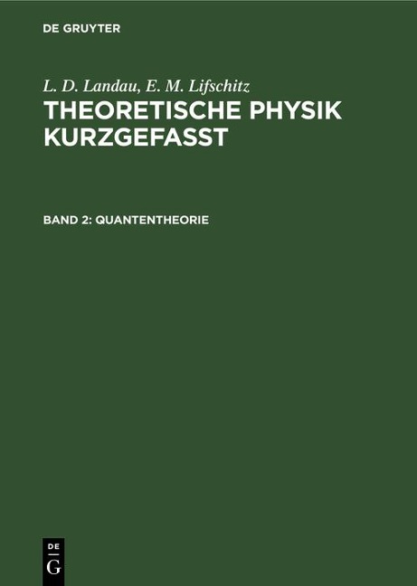 Quantentheorie - 