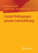 Cover-Bild zum Titel 'Soziale Bedingungen privater Lebensführung' von ''