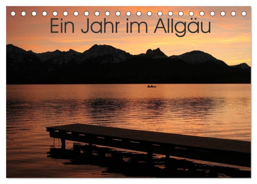 Ein Jahr im Allgäu (Tischkalender 2027 DIN A5 quer), CALVENDO Monatskalender - Anne Kreutzer-Eichhorn