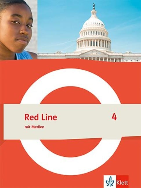 Red Line 4, Schulbuch mit Medien (fester Einband) Klasse 8 - 