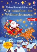 Cover-Bild zum Titel 'Meine glitzernde Stickerwelt: Wir besuchen den Weihnachtsmann' von 'Alice Beecham'