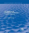 Cover-Bild zum Titel 'A History of Ethiopia: Volume I (Routledge Revivals)' von 'E. A. Wallis Budge'