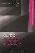 Cover-Bild zum Titel 'Advances in Experimental Philosophy of Language' von ''