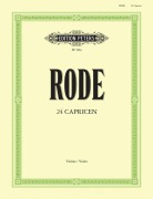 Cover-Bild zum Titel '24 Caprices für Violine solo' von 'Pierre Rode'