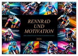 Cover-Bild zum Titel 'Rennrad und Motivation (Wandkalender 2026 DIN A3 quer), CALVENDO Monatskalender' von 'Dirk Meutzner'