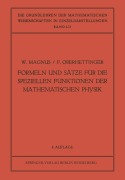 Cover-Bild zum Titel 'Formeln und Sät¿e für die Spe¿iellen Funktionen der Mathematischen Physik' von 'Fritz Oberhettinger, Wilhelm Magnus'