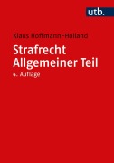 Cover-Bild zum Titel 'Strafrecht Allgemeiner Teil' von 'Klaus Hoffmann-Holland'