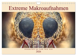 Cover-Bild zum Titel 'Extreme Makroaufnahmen - Insekten so nah wie nie (Wandkalender 2026 DIN A4 quer), CALVENDO Monatskalender' von 'Ferdigrafie Ferdigrafie'