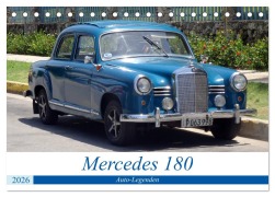 Cover-Bild zum Titel 'Auto-Legenden - Mercedes 180 (Tischkalender 2026 DIN A5 quer), CALVENDO Monatskalender' von 'Henning von Löwis of Menar'