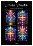 Cover-Bild zum Titel 'Fractale Mandalas (Wandkalender 2026 DIN A4 hoch), CALVENDO Monatskalender' von 'Steffen Gierok-Latnaik'