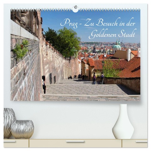 Prag - Zu Besuch in der Goldenen Stadt (hochwertiger Premium Wandkalender 2025 DIN A2 quer), Kunstdruck in Hochglanz - Rabea Albilt