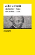Cover-Bild zum Titel 'Immanuel Kant. Vernunft und Leben' von 'Volker Gerhardt'