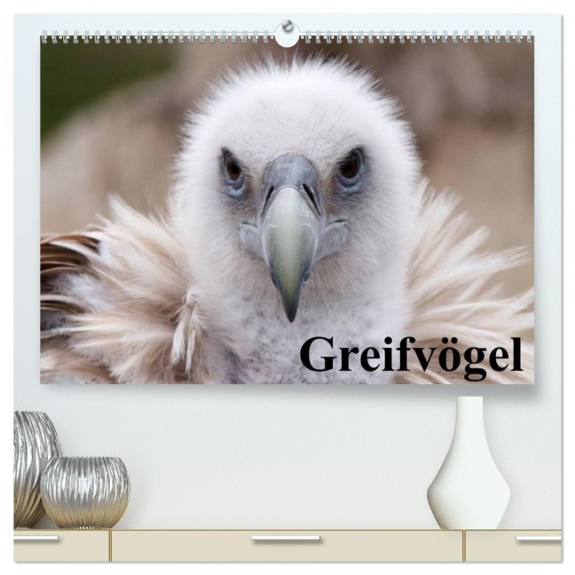 Greifvögel (hochwertiger Premium Wandkalender 2026 DIN A2 quer), Kunstdruck in Hochglanz - Elisabeth Stanzer